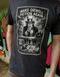 Make Orwell Fiction Again T-Shirt: Uncle Sam | Brainkuzi