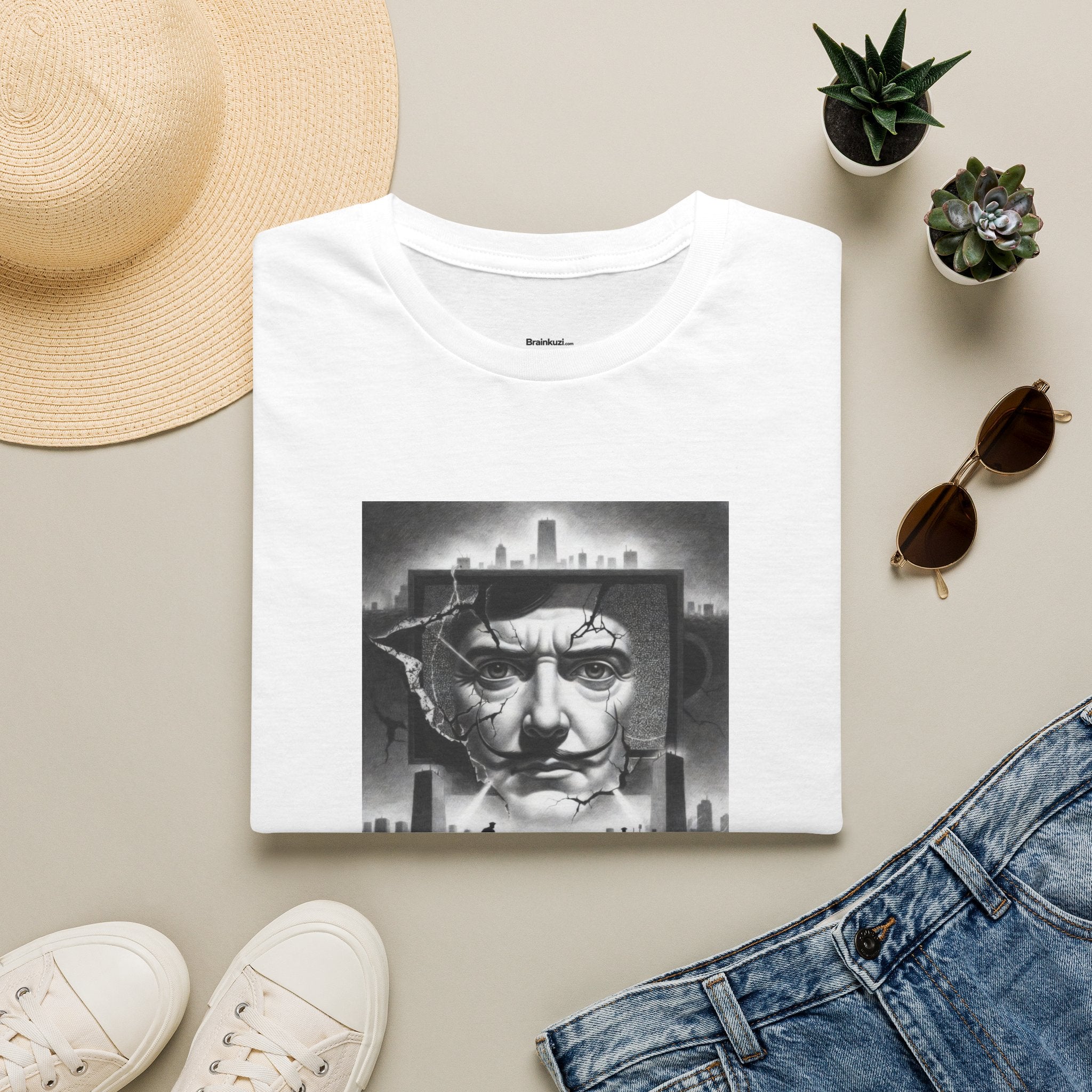 Make Orwell Fiction Again T-Shirt: Fractured Mind | Brainkuzi
