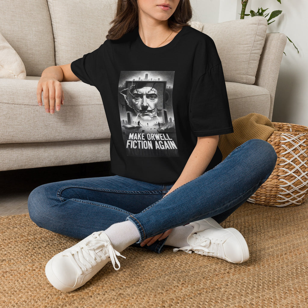 Make Orwell Fiction Again T-Shirt: Fractured Mind | Brainkuzi